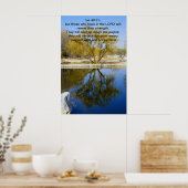 Poster Isa 40:31 : Mais ceux qui espèrent dans l'Éternel (Cuisine)