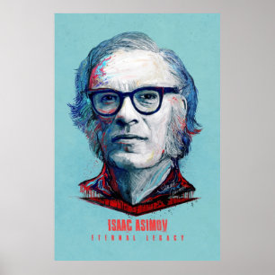 Poster Isaac Asimov Héritage éternel