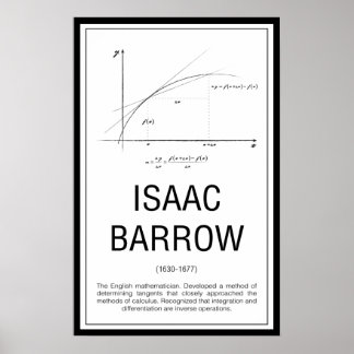 Poster Isaac Barrow