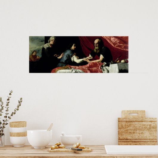 Poster Isaac Bénédiction Jacob, 1637 (Cuisine)