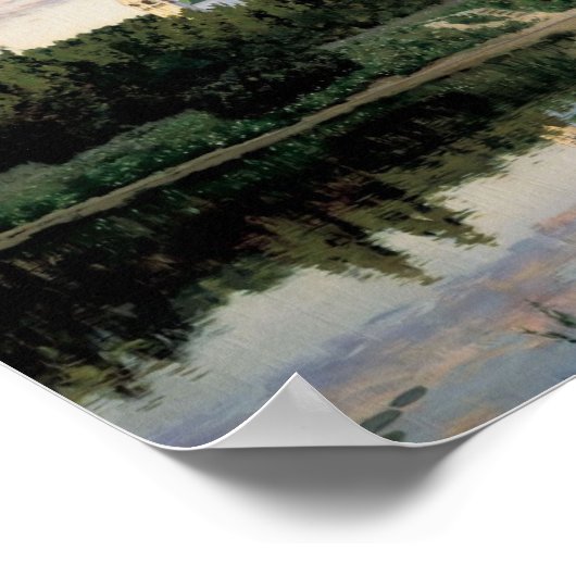 Poster Isaac Levitan - Cloître calme (Coin)