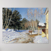 Poster Isaac Levitan - Mars (Devant)