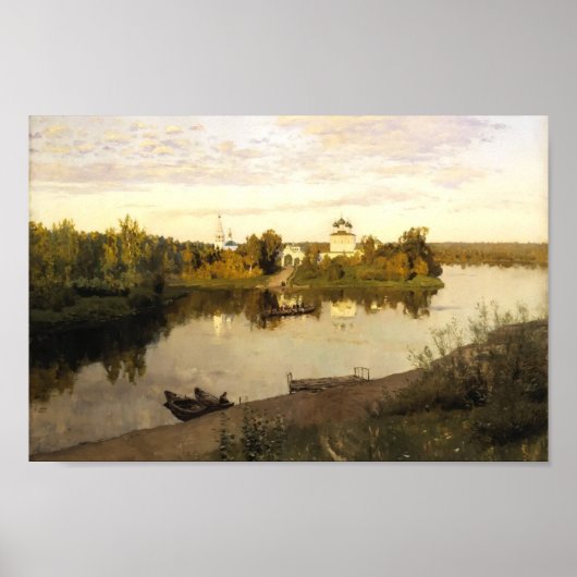 Poster Isaac Levitan-Vesper carillons (Devant)