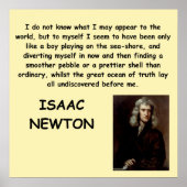Poster isaac newton (Devant)
