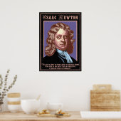 Poster Isaac Newton - Causes (Cuisine)