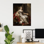 Poster Isabel II d'Espagne - Reine (Bureau à domicile)
