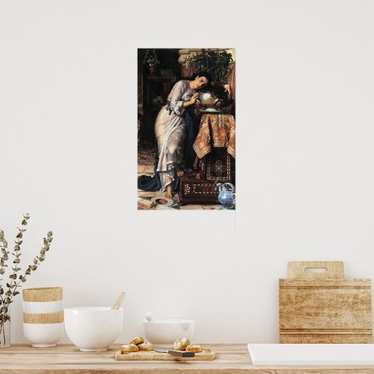 Poster Isabella et le Pot de Basil par William Hunt (Cuisine)