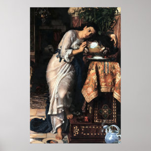 Poster Isabella et le pot de basilic par William Hunt