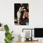 Poster Isabella et le pot de basilic par William Hunt (Bureau à domicile)