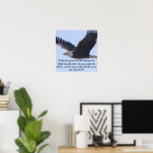 Poster Isaiah 40:31 Eagle Peace Love Destiny Gifts (Bureau à domicile)