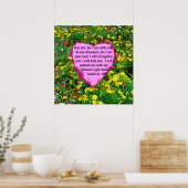 POSTER ISAIAH 41:10 FLEUR SAUVAGE PHOTO DESIGN (Cuisine)