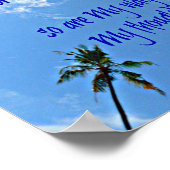 Poster Isaiah Bible My thoughts are not your thoughts (Coin)