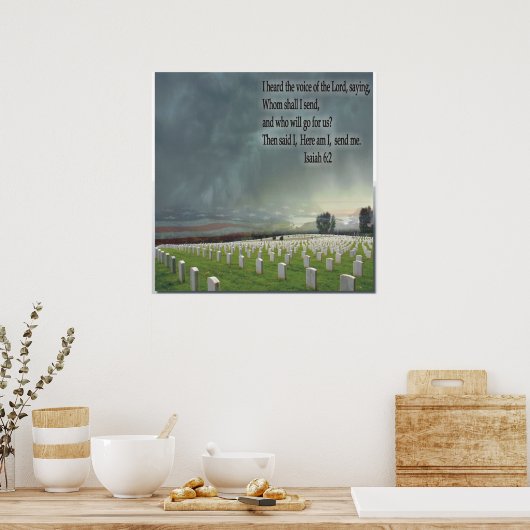 Poster Isaïe (Cuisine)