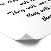 Poster - Isaïe 40:31 Aigle (Coin)