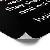 Poster Isaïe 40:31 - Art Print (Coin)