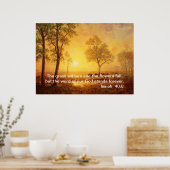 Poster Isaïe 40:8, Albert Bierstadt (Cuisine)