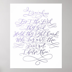 Poster Isaïe 41:13