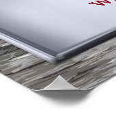 Poster Isaïe 43:2 - art (Coin)