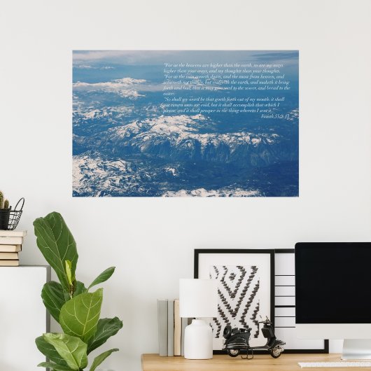 Poster Isaïe 55 (Bureau à domicile)
