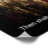 Poster Isaïe 58:9 - Me voici - Art Print (Coin)