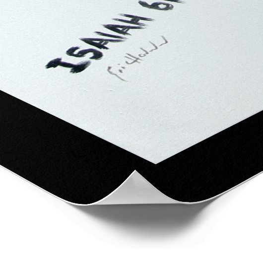 Poster Isaïe 61 Liberté (Coin)