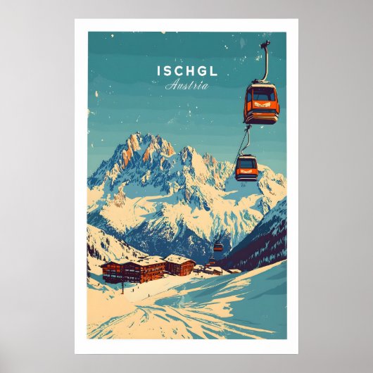 Poster Ischgl Ski Print 1 (Devant)