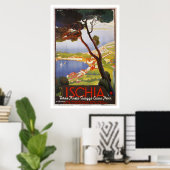 Poster Ischia Island Italie voyage d'été (Bureau à domicile)