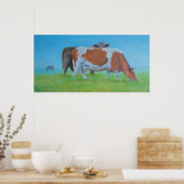 Poster 'Isiah' Peinture de vache (Cuisine)