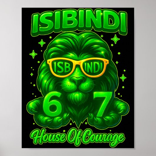Poster Isibindi House Of Courage School System 6 7 Funny (Devant)