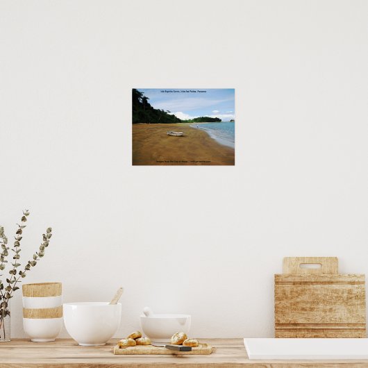Poster Isla Espiritu Santo, Islas Perlas, Panama (Cuisine)