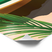 Poster Isla Holbox Mexique (Coin)