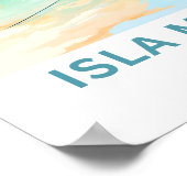 Poster Isla Mujeres Mexique (Coin)