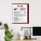 Poster Islam (Bureau à domicile)