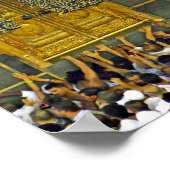 Poster Islam Islam Musulman Arabe Calligraphie Hajj Kaaba (Coin)