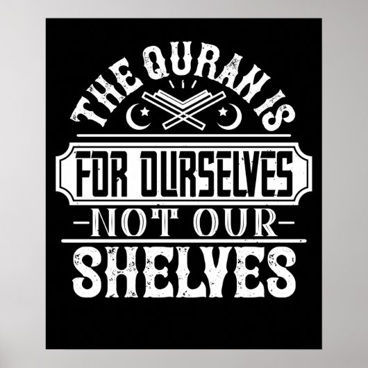 Poster Islam - Le Coran est pour nous-mêmes (Devant)