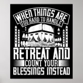 Poster Islam - Quand Les Choses Sont Trop Difficiles À Gé (Devant)