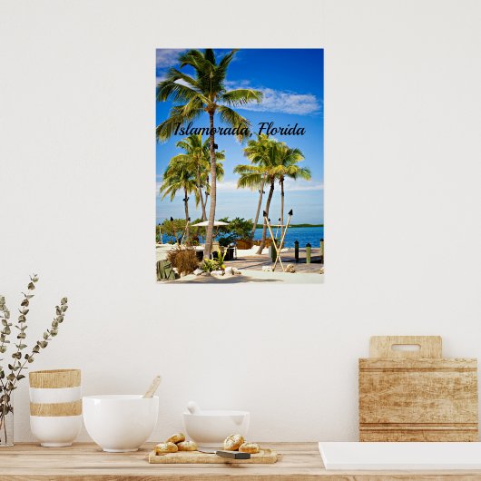 Poster Islamorada, Floride Palmiers (Cuisine)