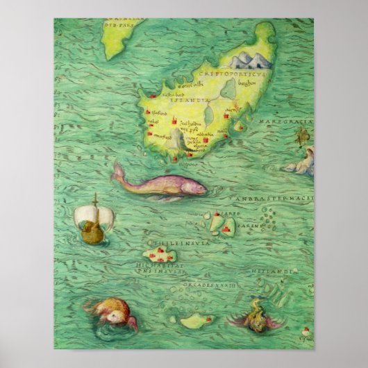 Poster Islande (Devant)