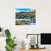 Poster Islande (Bureau à domicile)