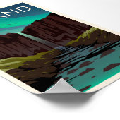 Poster Islande (Coin)