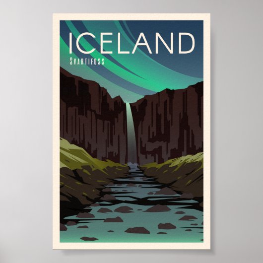 Poster Islande (Devant)