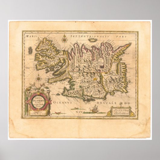 Poster Islande (Devant)