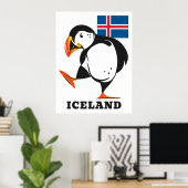 Poster Islande (Bureau à domicile)