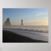 Poster Islande Black Sand Beach (Devant)