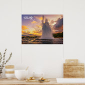 Poster Islande Geyser (Cuisine)