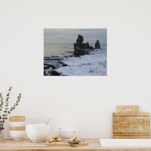 Poster Islande Londrangar (Cuisine)