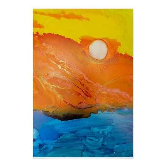 Poster IslandSunset (Devant)