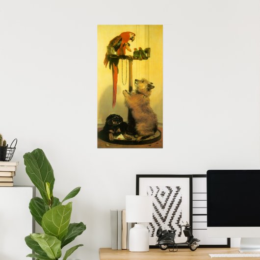 Poster Islay, Tilco, un Macaw et des Inséparables de Land (Bureau à domicile)