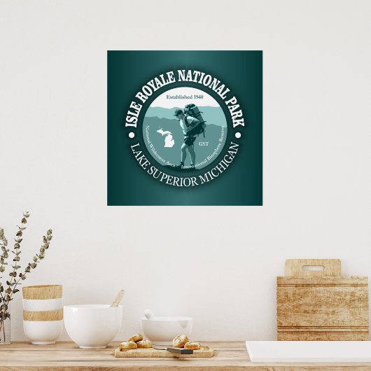 Poster Isle Royale NP (Cuisine)
