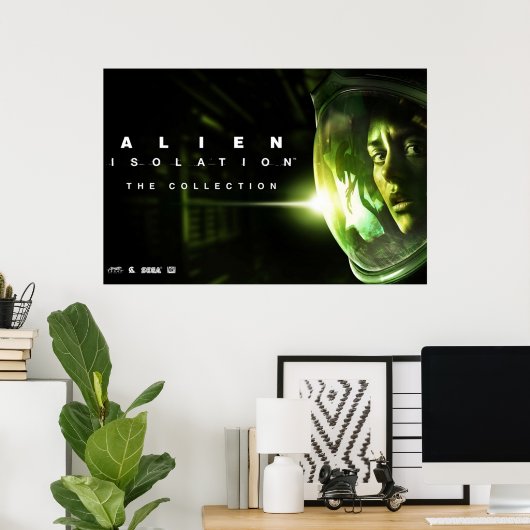 Poster Isolement Alien (Bureau à domicile)